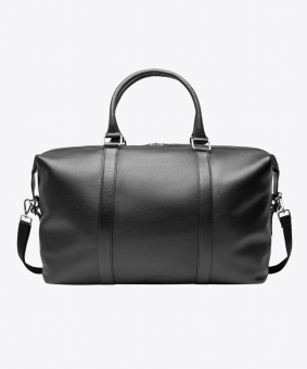 Leather Weekend Bag Black